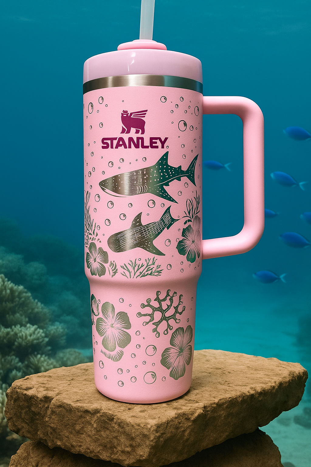 Whale Shark Reef Adventure 40 oz Tumbler