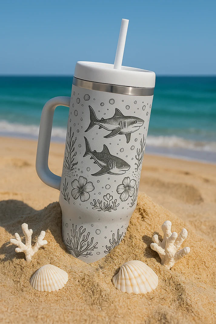 Whale Shark Reef Adventure 40 oz Tumbler